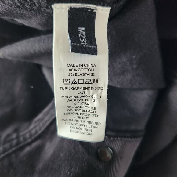 Kate Spade Broome Street Mini Skirt Black Velvet A-Line Button Front Size 16 - Picture 8 of 8